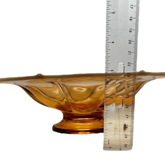 Fenton Cameo Opalescent #857-11" Flared Footed Console Bowl 1926-1927 - Picture 10 of 13